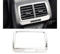 SENZEAL V W Golf 7 Alltrack Plus Variant Climatisation Outlet Couvercle Trim Décor en acier inoxydable