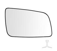 SENZEAL Verre de Rétroviseur Remplacement pour Opel Astra G 1998-2009 Chauffant Retroviseur Extérieur (Droit)