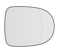 SENZEAL Verre de Rétroviseur Remplacement pour Renault Clio III 2009-2012 Modus 2007-2012 Twingo 2010-2014 Chauffant Retroviseur Extérieur (Droit)