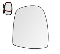 SENZEAL Verre de Rétroviseur Remplacement pour Renault Trafic MK2 Opel Vivaro A Nissan Primastar 2001-2014 Chauffant Retroviseur Extérieur (Droit)