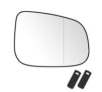 SENZEAL Verre de Rétroviseur Remplacement pour Volvo C30 C70 2010-2013 S40 S60 S80 V40 V50 V60 V70 Jaguar XE XF XJ Chauffant Retroviseur Extérieur (Droit)