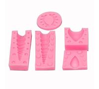 Senzooe Moule en silicone 3D en forme de corne de licorne pour oreilles et gâteau au chocolat (1 lot)