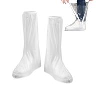 SENZZ Couvre-chaussures de pluie, couvre-chaussures étanches | Protections de chaussures à tube haut | Galoshes imperméables réutilisables pour la pluie