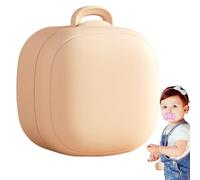 SENZZ Housse pour tétine de bébé - Sac portable en silicone pour étui à tétine | Fourchette portable en silicone de la pochette à tétine de voyage pour sac à couches, et