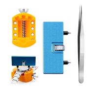 SENZZ Kit d'outils de réparation de montres, kit d'outils pour bracelets de montre, outil de remplacement de batterie pour enlever le lien de montre, outil de réglage de bracelet