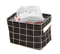SENZZ Poubelle de rangement pour armoire, conteneurs de rangement en coton de style pastoral, boîte en tissu de style pastoral, panier de rangement, boîte de rangement pliable