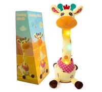 seOSTO Dancing Girafe Musicale Chantante Jouet Girafe Dansant et Torsadé, Jouet Interactif Lumineux et Chantant Enregistrement Et Répétition De Ce Que Vous Dites, Cadeaux pour Garçons Et Filles