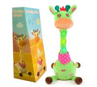 seOSTO Dancing Girafe Musicale, Jouet Girafe Dansant et Torsadé, Jouet Interactif Lumineux et Chantant Enregistrement Et Répétition De Ce Que Vous Dites, Cadeaux pour Garçons Filles（Volume Réglable）