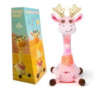 seOSTO Dancing Girafe Musicale, Jouet Girafe Dansant et Torsadé, Jouet Interactif Lumineux et Chantant Enregistrement Et Répétition De Ce Que Vous Dites, Cadeaux pour Garçons Filles（Volume Réglable）