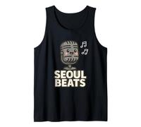 Seoul Beats Microphone Mignon K-Pop Musique Débardeur