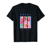 Séoul, Corée du Sud Fleur et Lapin T-Shirt