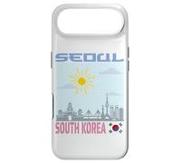 Seoul Corée du Sud Skyline Drapeau coréen Art Graphique Dessin Coque pour iPhone Air