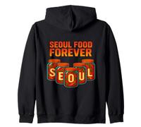 Séoul Food Forever Corée Kimchi Pun Funny Food Sweat à Capuche