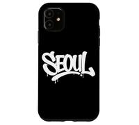 Seoul Graffiti City Street Art Handstyle Corée du Sud Coque pour iPhone 11