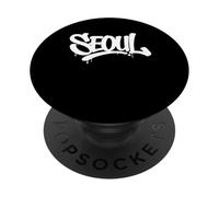 Seoul Graffiti City Street Art Handstyle Corée du Sud PopSockets PopGrip Adhésif