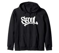 Seoul Graffiti City Street Art Handstyle Corée du Sud Sweat à Capuche