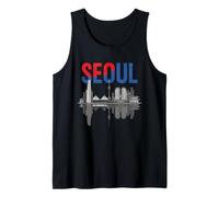 Seoul Skyline South Korea Cityscape Souvenir de Voyage Débardeur