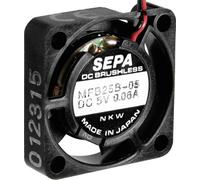 SEPA MFB25B12 Ventilateur axial 12 V/DC 23 l/min (L x l x H) 25 x 25 x 6.5 mm