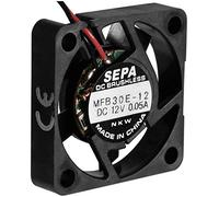 SEPA MFB30E12 Ventilateur axial 12 V/DC 4.0 m³/h (L x l x H) 30 x 30 x 6.5 mm