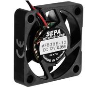 SEPA MFB30E12 Ventilateur axial 12 V/DC 4.0 m³/h (L x l x H) 30 x 30 x 6.5 mm