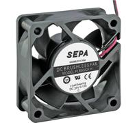 SEPA PLB60A24SE16A Ventilateur axial 24 V/DC 36.7 m³/h (L x l x H) 60 x 60 x 25 mm