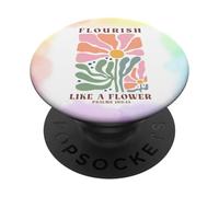 s'épanouir comme Une Fleur chrétiens Hommes et Femmes croient en Dieu PopSockets PopGrip Adhésif