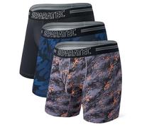 Separatec Caleçons pour Hommes avec Pochette de Soutien Caleçons Fonctionnels pour Hommes, légers et à séchage Rapide 3 ou 5 Paires