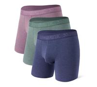 Separatec Slip Double Poche pour Homme Slip en Fibre de Bambou Doux et Respirant Slip à Bille Lot de 3