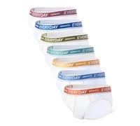 Separatec Slip Homme Lot de 7 Caleçon en Coton Poches Séparetées sous-vêtement Multi Pack Boxers Multicolore Chaque Couleur pour Chaque Jour