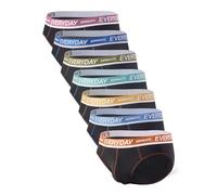 Separatec Slip Homme Lot de 7 Caleçon en Coton Poches Séparetées sous-vêtement Multi Pack Boxers Multicolore Chaque Couleur pour Chaque Jour