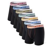 Separatec Slip Homme Lot de 7 Caleçon en Coton Poches Séparetées sous-vêtement Multi Pack Boxers Multicolore Chaque Couleur pour Chaque Jour