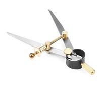 Séparateur à aile verrouillable, grand compas pour dessin - outil pour précision à ressort réglable, idéal comme dessin, boussole dessin, boussole charpentier