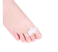 Séparateur à Double Boucle, Corde pour Un Petit valgus, séparateur d'orteil de Gel de Silicone avec 2 Trous, pour Les Orteils Qui se chevauchent
