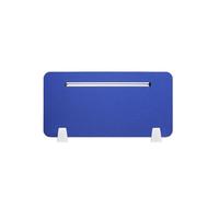 Séparateur acoustique de bureau avec pince absorbant le son, réduction du bruit, dessus avec 2 clips pour une meilleure mise au point