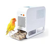 Séparateur Automatique de Coques Oiseaux Souffleur Mélangeur Faible Bruit | Séparateur de coques pour oiseaux, ventilateur silencieux. Souffle coques et poussière. Bac transparent. Tamise et mélange.