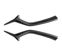 Séparateur Becquet Lèvre Avant pour Mazda pour Cx-5 2017-2020 Cx5 Cx8 Bande Garniture Calandre Voiture Pare-Chocs Avant Grilles Course Pleine Étoile Couverture Becquet(Carbon Fiber Color)