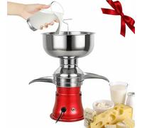 Séparateur centrifuge de lait électrique, séparateur de crème de lait frais 50L/h, centrifugeuse électrique, écumoire à lait en acier inoxydable de 5 L, pour lait de chèvre et de vache frais