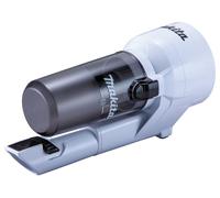 Séparateur cyclonique Makita blanc Capte une grande partie des particules de poussière pour conserver toute la puissance d'aspiration.