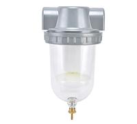 Séparateur d’ et d’eau pour filtre de compresseur d’air avec tasse transparente, haute précision de filtration de 50 à 70 μm, corps en alliage d’aluminium pour systèmes d’air (QSL-20)