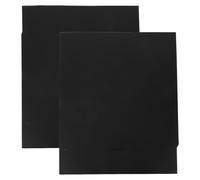 Séparateur D’étude Noir 2 Pièces en Plastique, Écran de Confidentialité | Structure à Trois Panneaux, Montage sans Outil, Design Autoportant, pour Tablettes et Tables de Travail