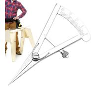 Séparateur D'aile À Ressort - Séparateur D'aile De Boussole D'espacement De 3 Pouces, Outil De Bricolage En Cuir | Boussole D'espacement Réglable DIY | Métal Verrouillable | Marquage De Haute Précisio