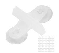 Séparateur d'aquarium à Ventouse, Plaque Isolante, Supports de séparation en Plastique, Clip à Ventouse, matériau en Caoutchouc pour séparation d'élevage d'aquarium 8 x 5,8 cm, 50 (Blanc)