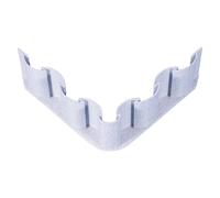 Séparateur d'aquarium, clôture de substrat d'aquarium, accessoires d'aquarium, planche décorative robuste de 25 cm pour isolation du sable, de l'eau, de l' et de la boue (blanc)