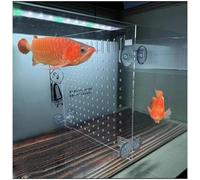 Séparateur d'aquarium en acrylique transparent pour éviter les combats de poissons et de tortues