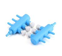 Séparateur D'Aquarium en Plastique, Pompe à Oxygène Durable, Accessoire pour Aquarium et Aquarium, 2 Voies, 3 Voies, 4, 5, 6, Options (3 têtes, 2 vendues chacune)