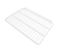 Séparateur de Bac de Congélateur en Acier Inoxydable Blanc 43,5x30cm | Grille Garde Latéral, Panneau de Séparation Sécurisé, pour Frigo et Coffre, Dortoir et Rangement Vertical