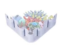 Séparateur de base Vivarium - Barrière de fondation pour bassin - Composants de terrarium - décorative très résistante - Argile verte liquide - Biosp sous- durci