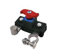 Séparateur de batterie 100 A 12 V/24 V, interrupteur automatique pôle négatif avec courant de crête 1000 A, mécanisme de serrage étanche pour connexion sécurisée, matériau en alliage pour camping-cars