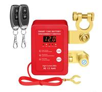 Séparateur de batterie de voiture 12 V avec télécommande, mécanisme magnétique pour coupure de courant et protection contre les fuites, pour voiture, bateau, caravane, camion, moto jusqu'à 3 L