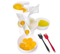 Séparateur de blanc d'oeuf commercial, séparateur de jaune d'oeuf, outil de cuisine de séparateur de filtre à œufs réglables, séparation rapide, facile à nettoyer, pour les gâteaux à cuisson,